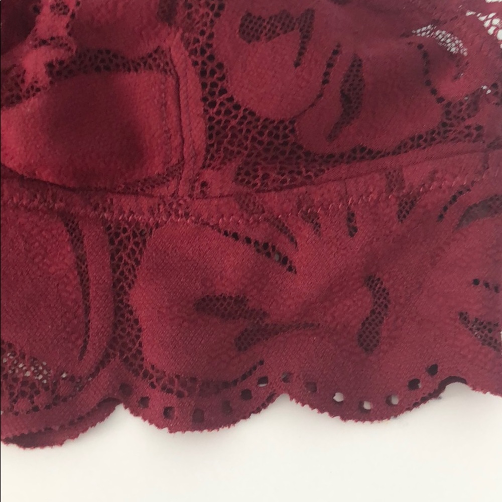 Maroon aerie bralette - Picture 2 of 6